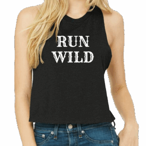 Ladies Run Wild Cropped Tank