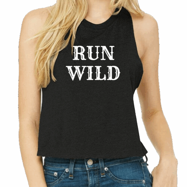 Ladies Run Wild Cropped Tank